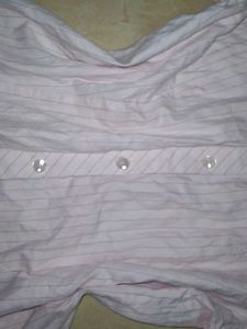 Chic Pink Striped Button-Down Shirt