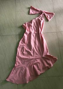 Urbanic Bow One Shoulder Dress