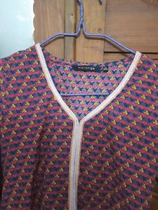 V Neck Kurta