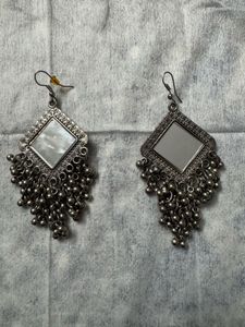 Boho Mirror Drop Earrings