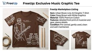 Men's Music Graphic T-Shirt