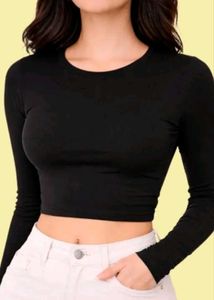Black Velvet Full Sleeve Stretchable Blouse 💫