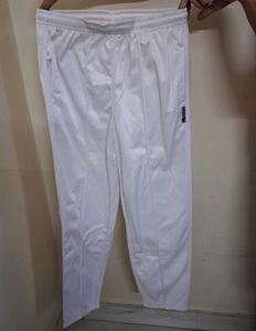 Men's White Track Pants