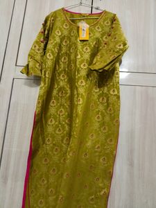 Aurelia Olive Green Kurta