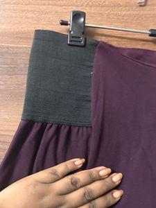 SZTORI Maroon High Waist Leggings