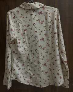 Floral Print Button-Down Shirt