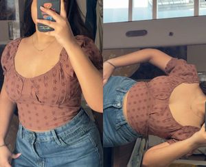Brand new cotton schiffli top