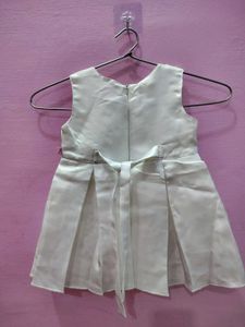Adorable White Party Dress for Girls