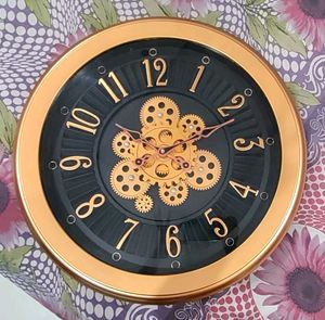 Vintage Style Gear Wall Clock
