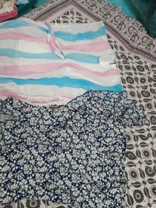 Floral & Striped Tops