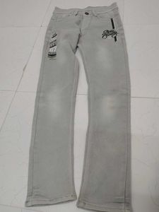 Men's Light Grey Jeans