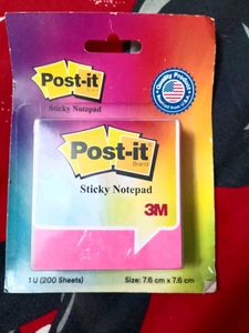 Post-it Sticky Notepad - Pink