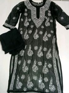 Chicken Kari Kurti With Peticoat