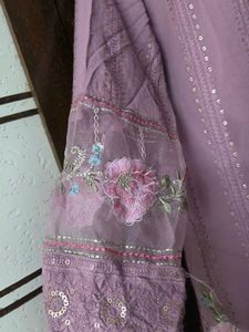 Embroidered Kurta with Dupatta Set