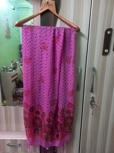 Pink Ombre Printed Scarf