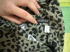 Leopard Print Shirt Dress