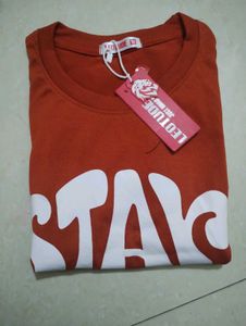 Stylish Graphic Print T-Shirt Plus size M
