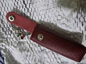 tira beauty Stylish lipstick Holder Leather Keycha