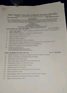 Biochemistry Exam Paper - Allied Health Sciences