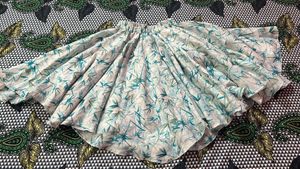 Cute Floral Print Skirt