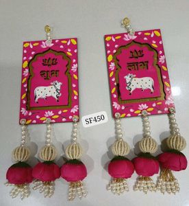 Decorative Shubh Labh Cow Hangings