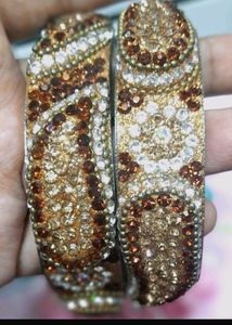 Hyderabadi Diamond Beautiful Bangle Kada Sparkling