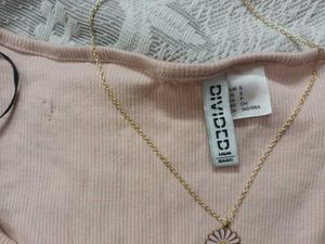 H&amp;M sweetheart neckline top