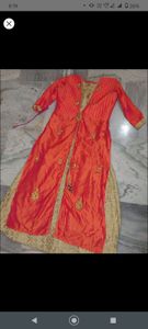 Cort model umbrella gown