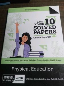 Physical Education Solved Papers
