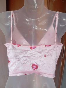 Satin Floral Cami Top