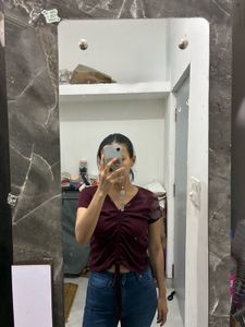 Chic Ruched Crop Top
