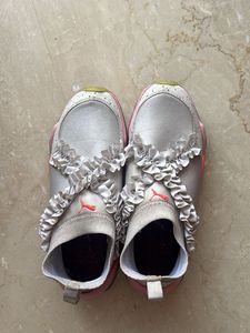 Puma Designer Sneakers with Ruffle Detail