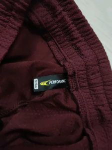 Burgundy Casual Pants