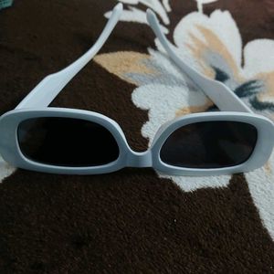 Trendy White Frame Sunglasses