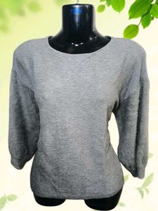 Elegant Grey Double Fabric