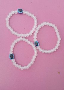 evil eye beaded bracelet - pack of 3