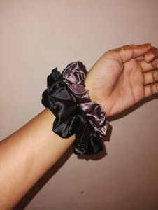 Satin Scrunchies Set