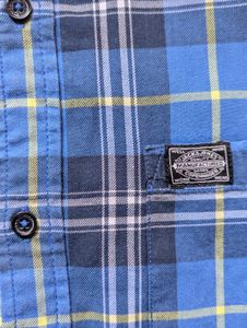 JACK&amp;JONES Blue Checkered Casual Shirt