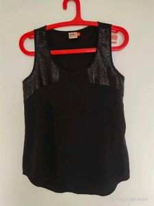 Stylish Black Tank Top - 34 Bust