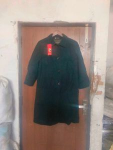 Classic Women's Teal Coat (Size-XL)