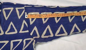 Stylish Blue &amp; Red Geometric Print Kurti