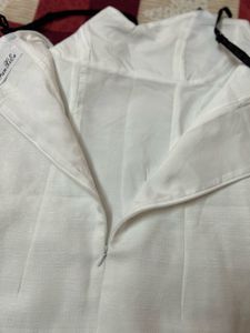y2k white tweed mini dress