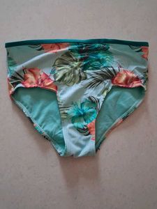 Justice M Women's Tropical Print Briefs
