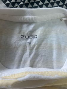 Striped T-Shirt with Shell Graphic