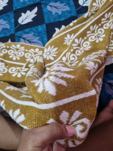 Mustard &amp; White Winter Woolen Suit Set – Pre-loved