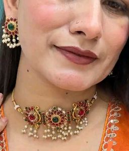 Stunning Ethnic Necklace and Earring Set
