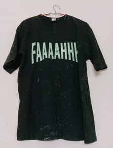 Black Graphic Print T-Shirt