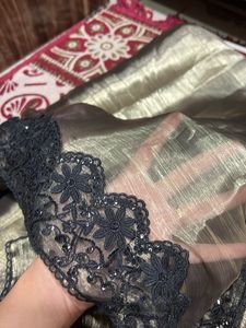 Super Gorgeous Metalic Saree❤️