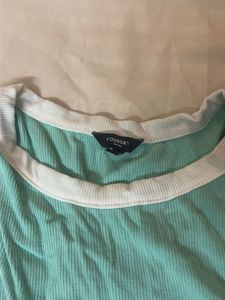 Mint Green Cropped Wrap Top
