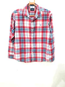 boy's Plaid Button-Up Shirt